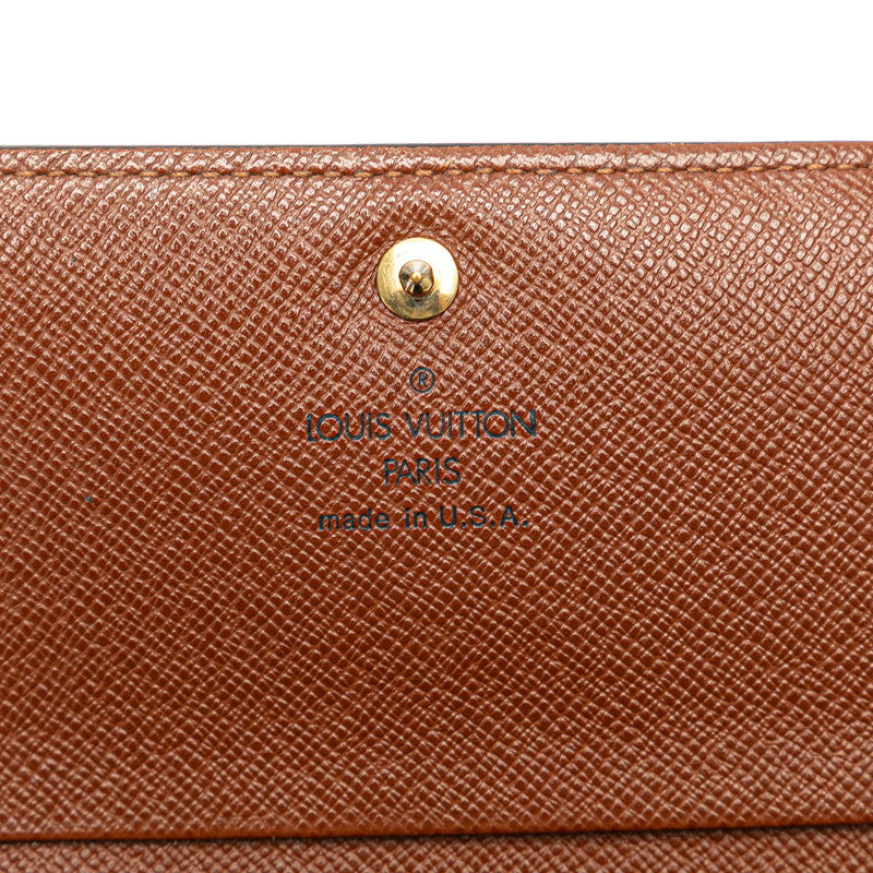 Louis Vuitton Monogram Wallet M61736 Brown