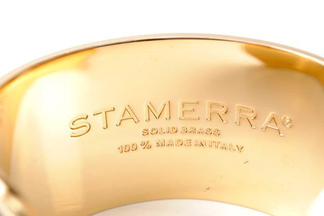 STAMERRA Bangle Bracelet, Large Size, Lizard/Crocodile, Adjustable in Pristine Condition