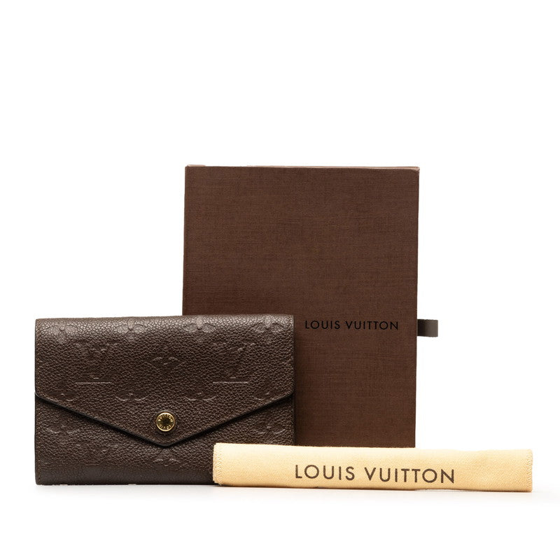 Louis Vuitton Monogram Empreinte Compact Trifold Wallet M60543