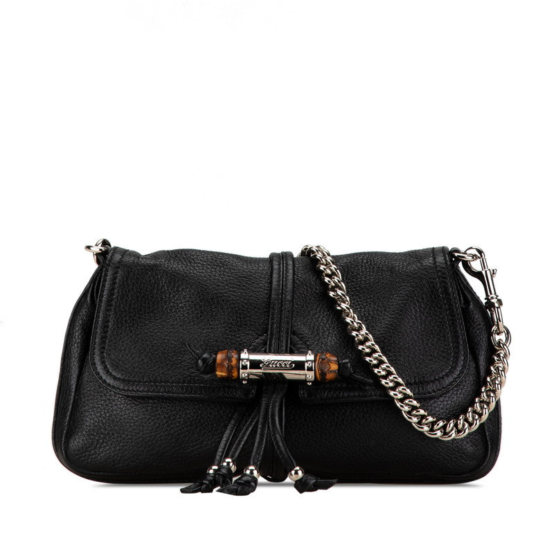 Gucci Bamboo Chain Leather Shoulder Bag 235320