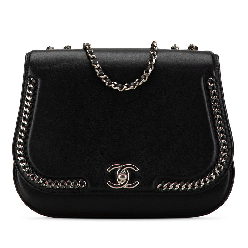 Chanel Lambskin Coco Mark Chain Shoulder Bag