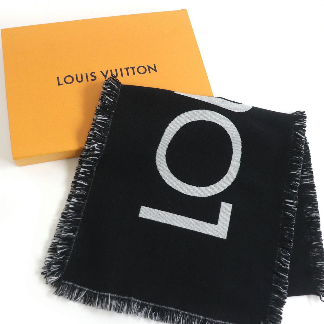 Louis Vuitton Cashmere Wool Scarf M71580