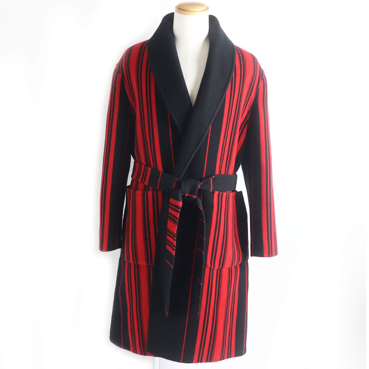 Loewe Wool Cashmere Long Gown Coat 44