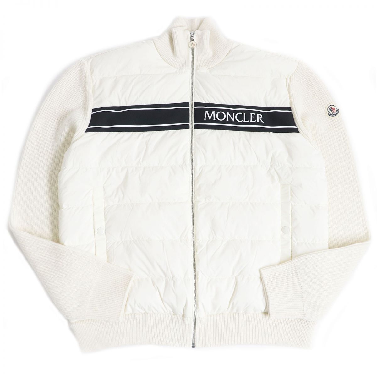 Moncler Wool Cardigan Jacket 3XL Ivory