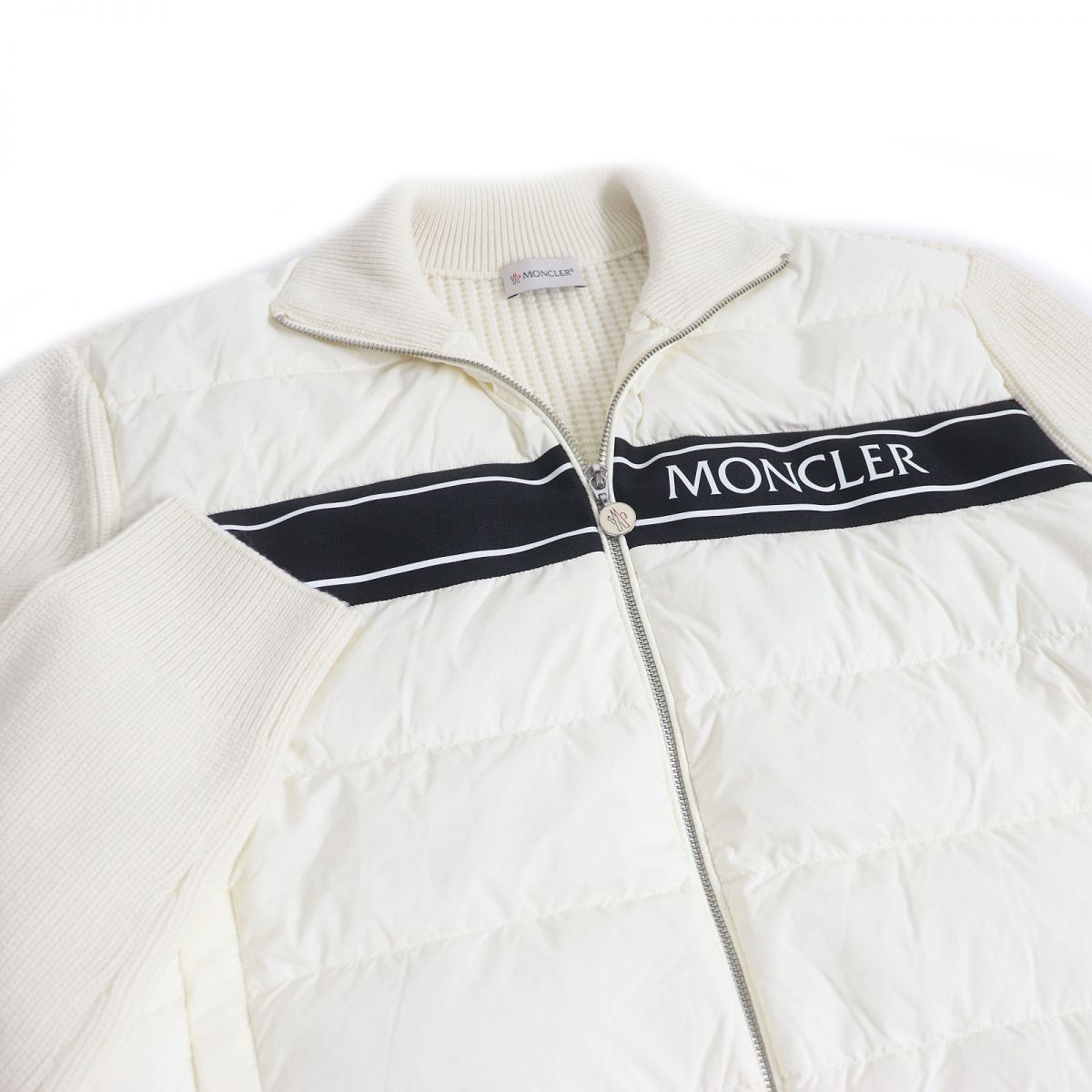 Moncler Wool Cardigan Jacket 3XL Ivory