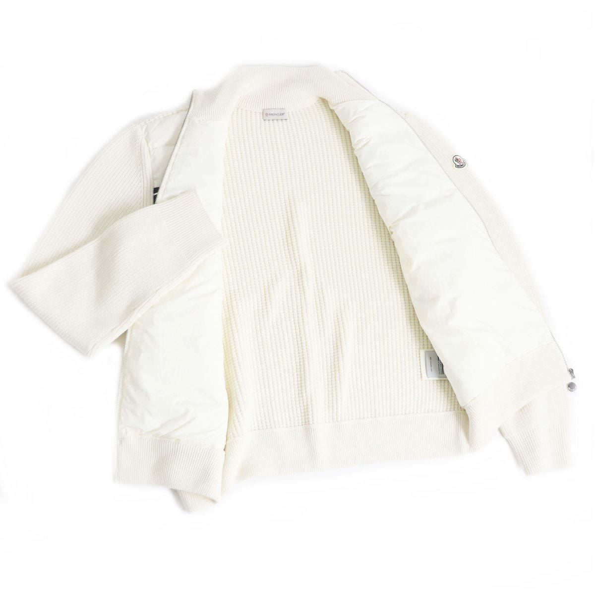 Moncler Wool Cardigan Jacket 3XL Ivory