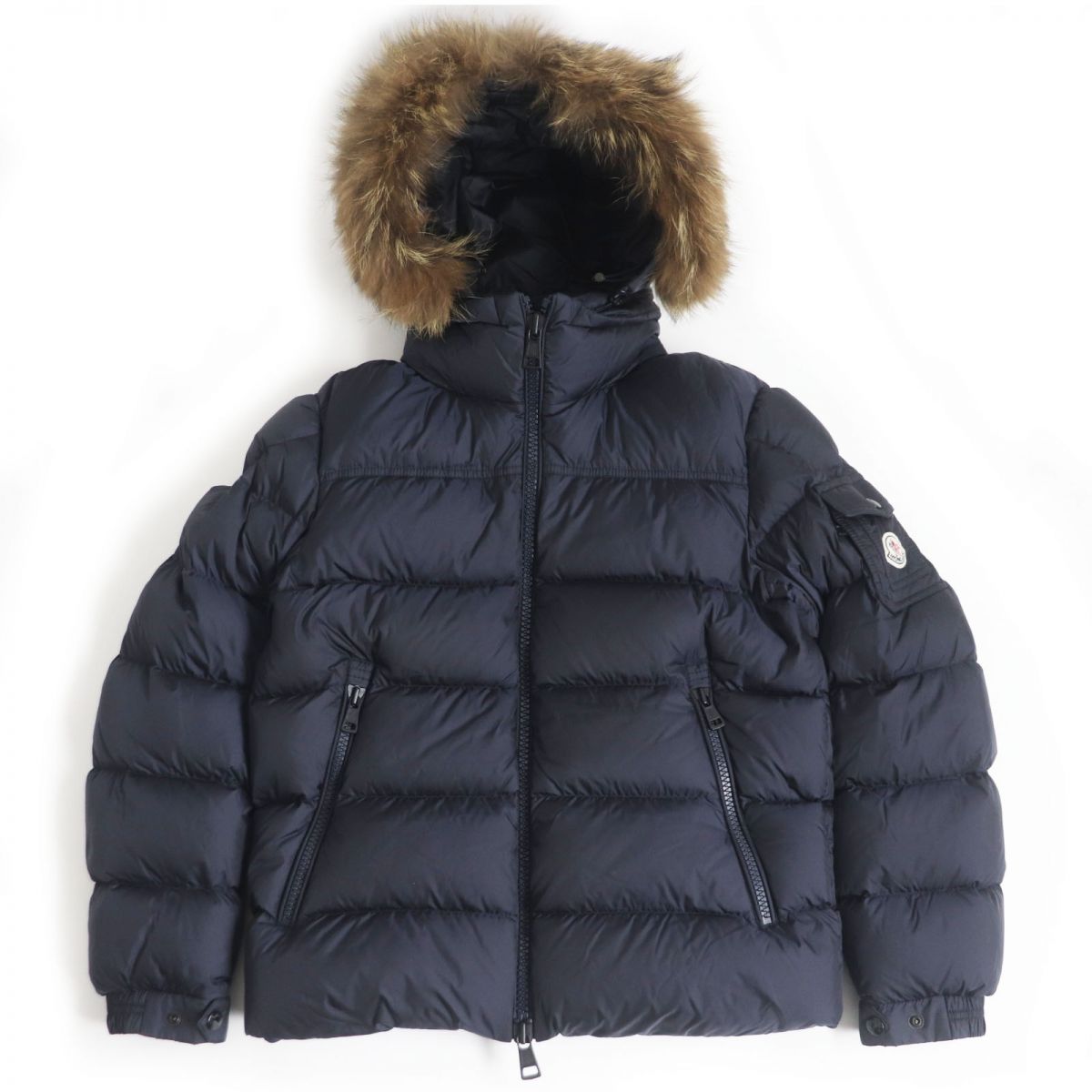 Moncler MARQUE Coyote Fur Hooded Down Jacket