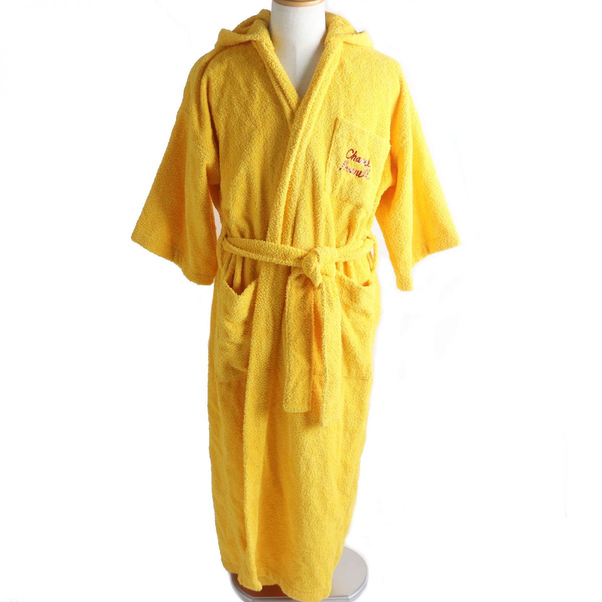 Chanel Pharrell COCO Mark Hooded Bathrobe Coat