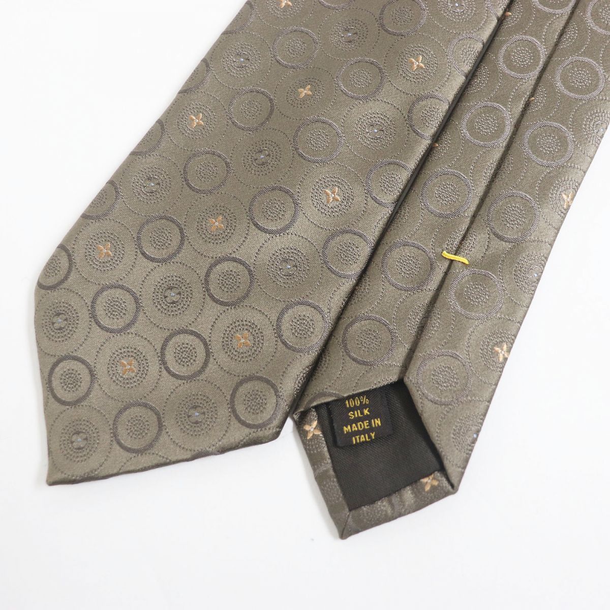 Louis Vuitton Silk Monogram Flower Embroidery Tie