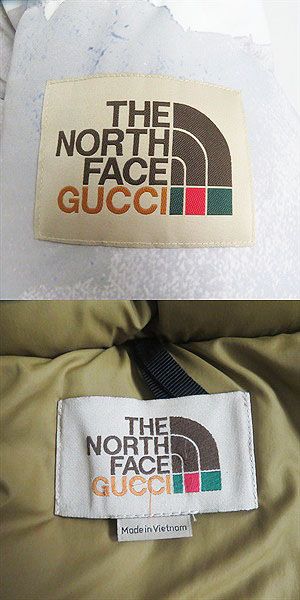 Gucci x The North Face Trail Print Down Jacket L