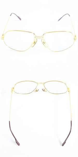 Cartier Maillon Panthere Teardrop Glasses Gold