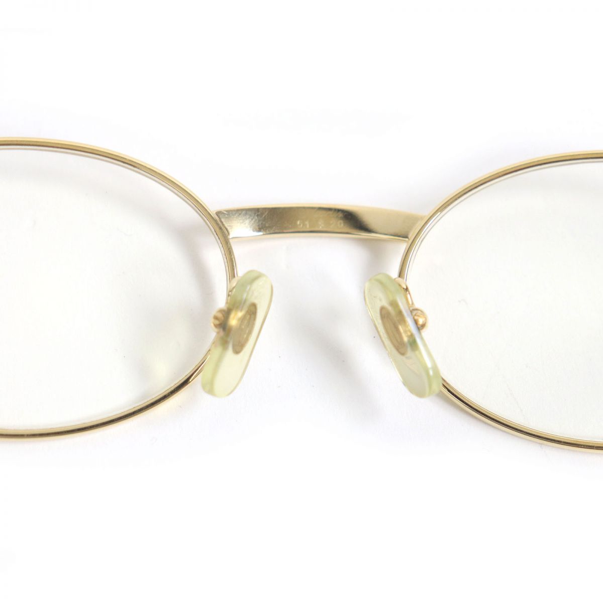 Cartier Trinity Wood Temple Oval Glasses