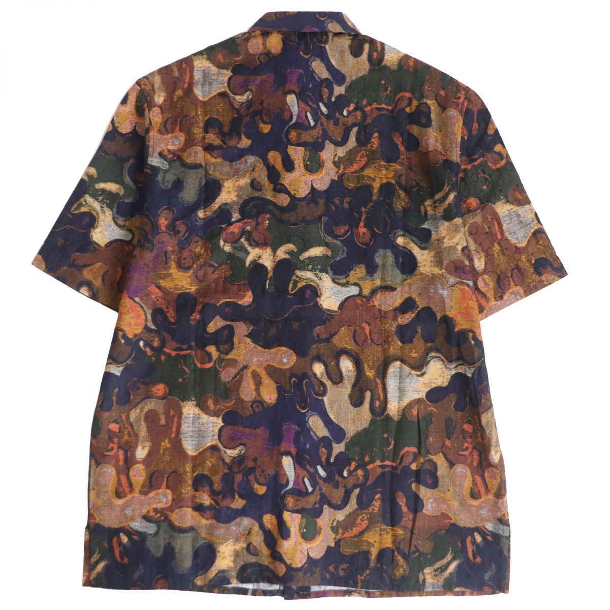 Dior Camo Oblique Jacquard Shirt 37