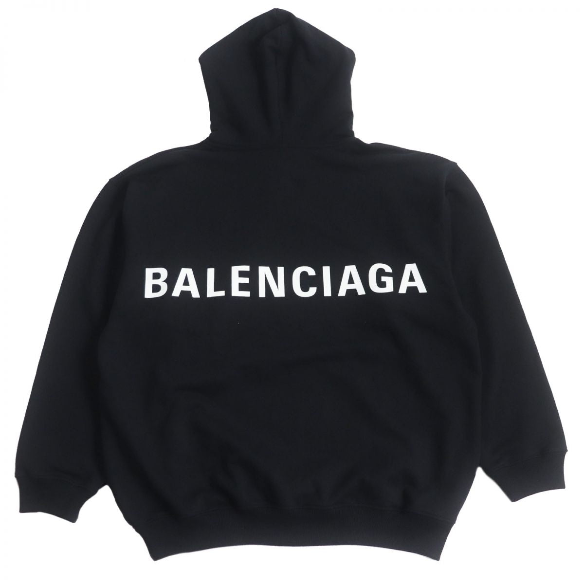 Balenciaga Cotton Hoodie Black S