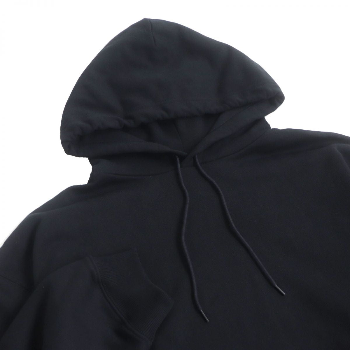 Balenciaga Cotton Hoodie Black S