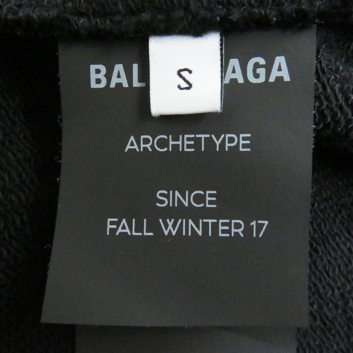 Balenciaga Cotton Hoodie Black S