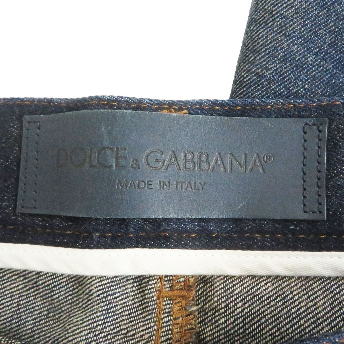 Dolce & Gabbana Cotton Distressed Denim Jeans Blue 44