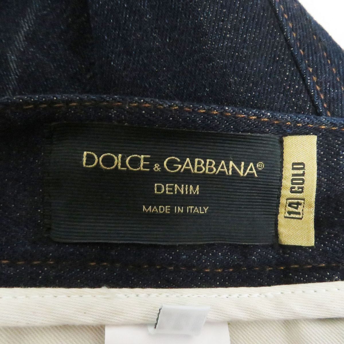 Dolce & Gabbana Cotton Distressed Denim Jeans Blue 44