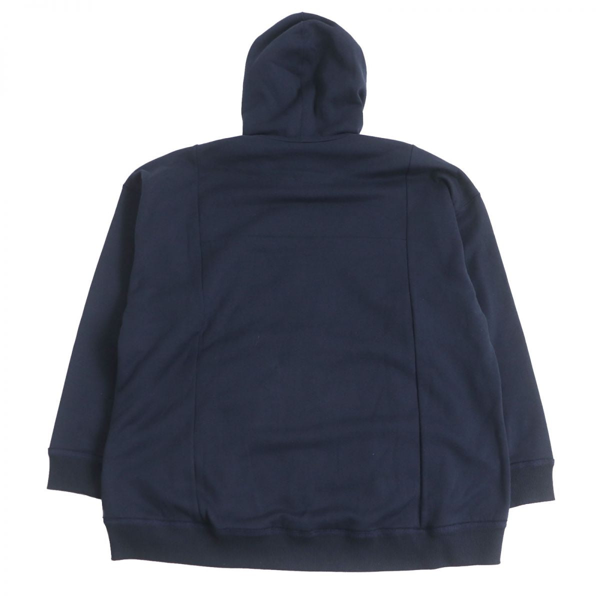 Valentino V Logo Cotton Zip Hoodie Navy XS