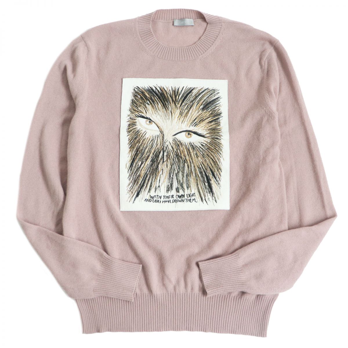 Dior Cashmere Crew Neck Sweater Pink S