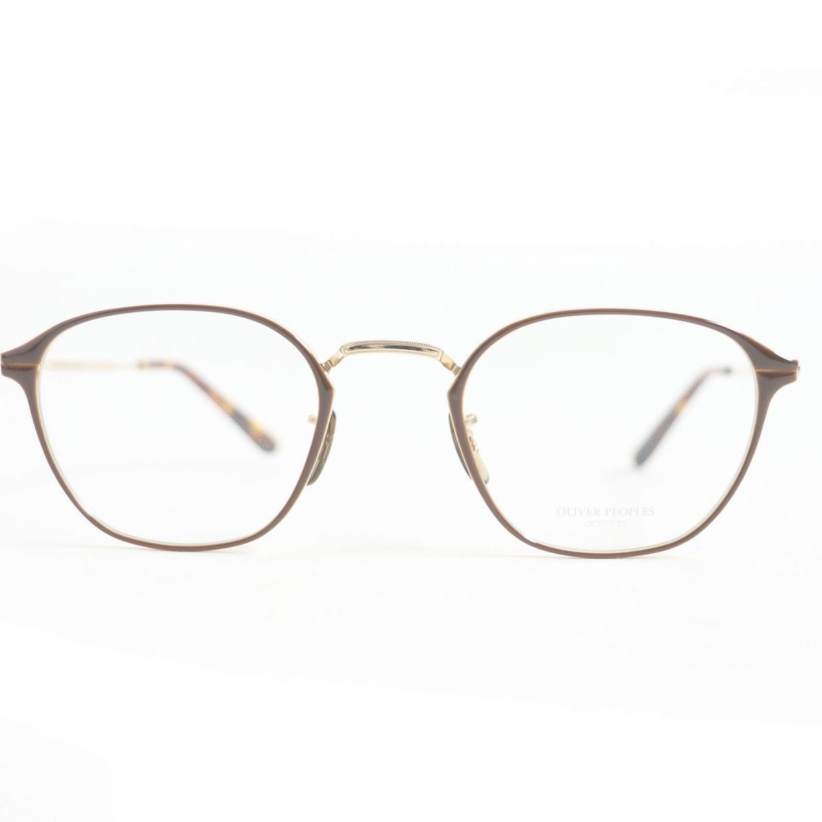 OLIVER PEOPLES Dayson Boston Glasses Brown Gold