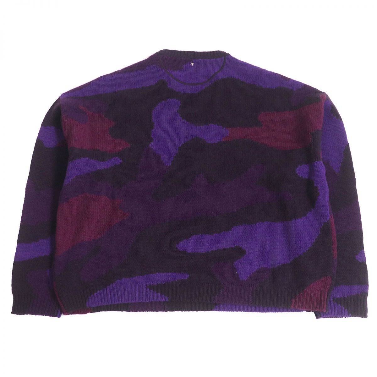 Valentino Camo Rockstud Wool Sweater XL