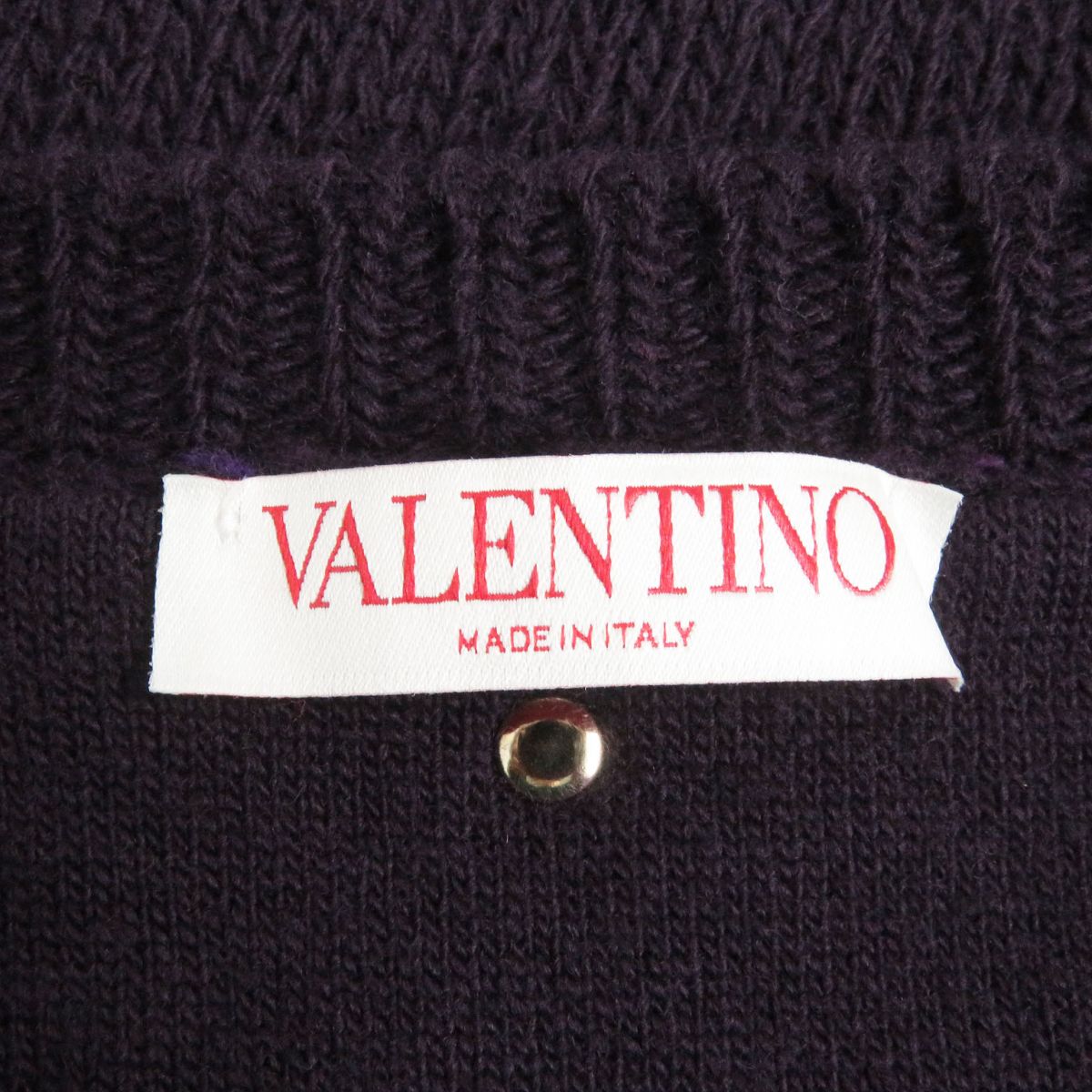 Valentino Camo Rockstud Wool Sweater XL