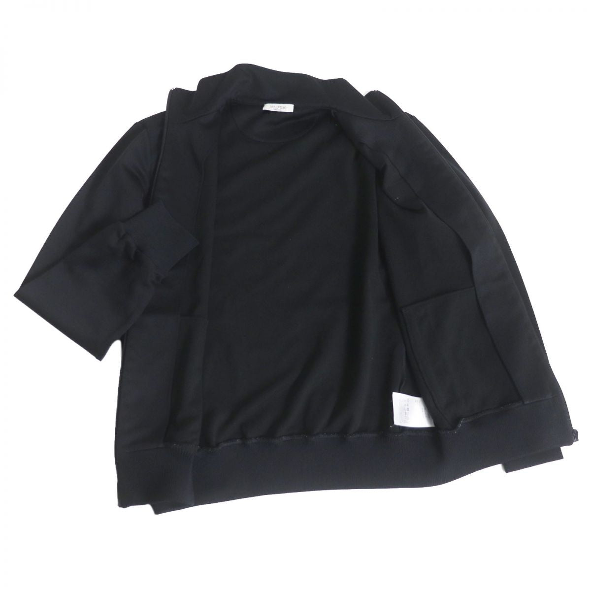 Valentino Cotton Track Jacket Black L