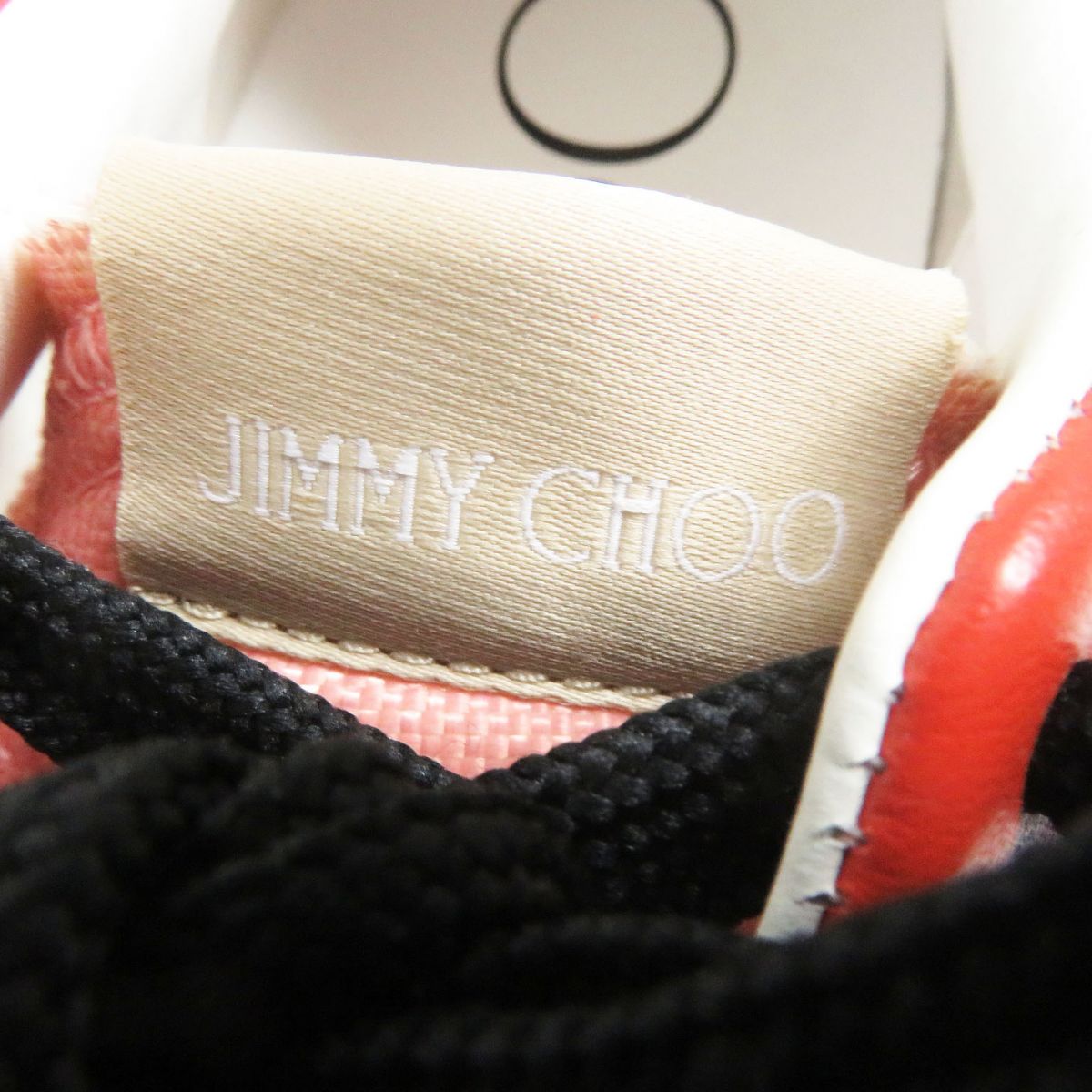 Jimmy Choo Diamond X Trainer Sneakers Orange