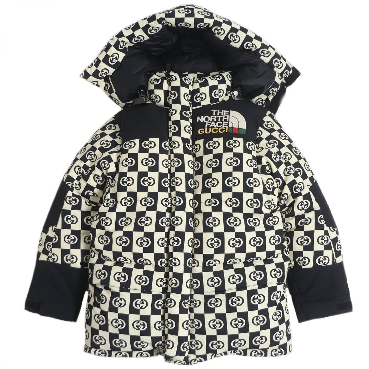 Gucci x The North Face GG Logo Hooded Down Jacket XS