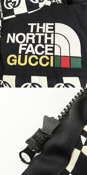 Gucci x The North Face GG Logo Hooded Down Jacket XS