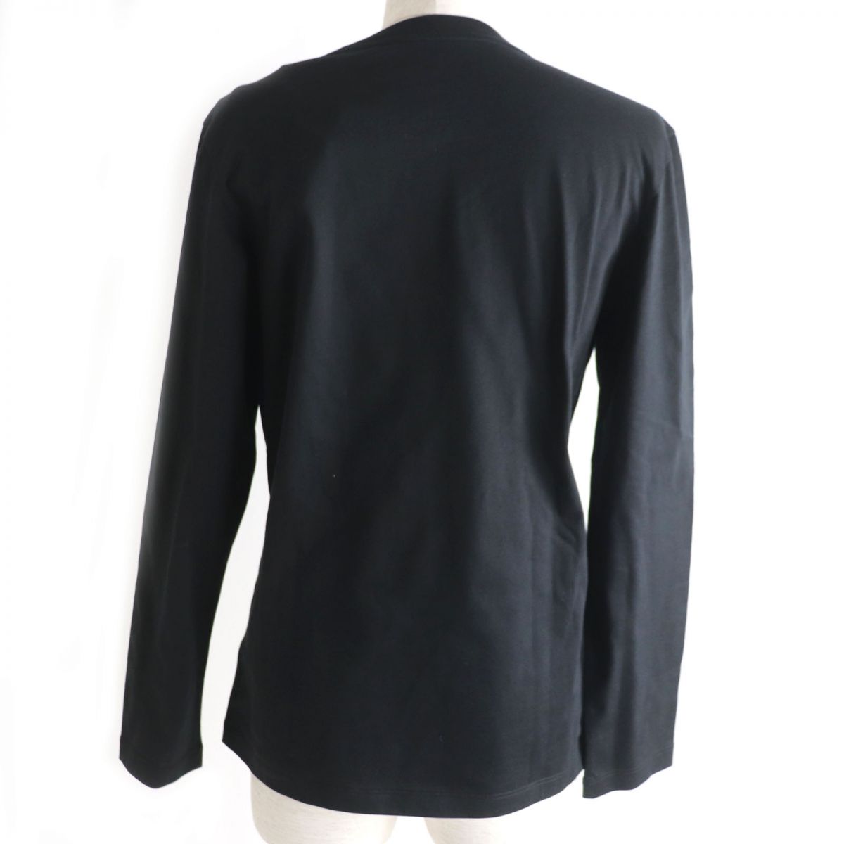 Moncler Cotton Long Sleeve T-Shirt Black XS