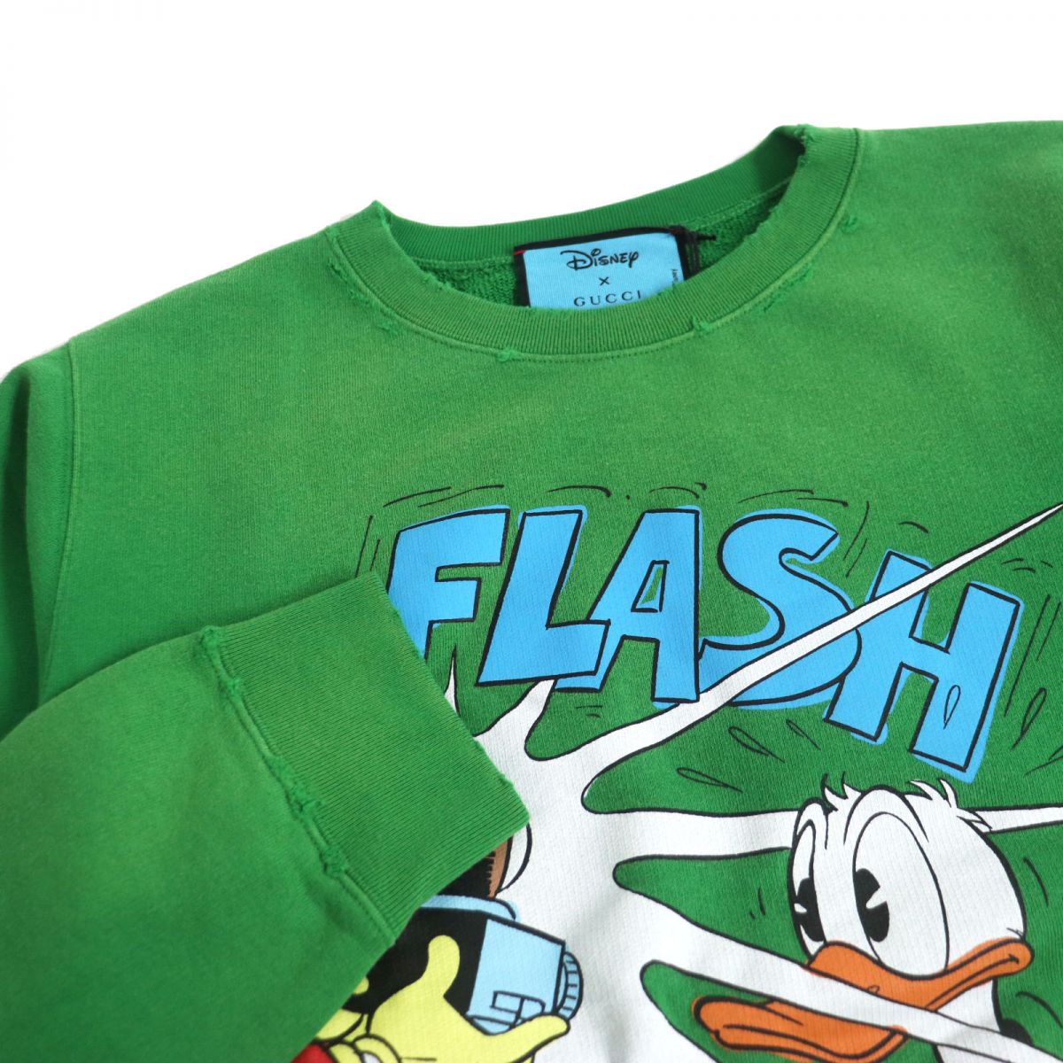 Gucci Disney Donald Duck Distressed Sweatshirt L