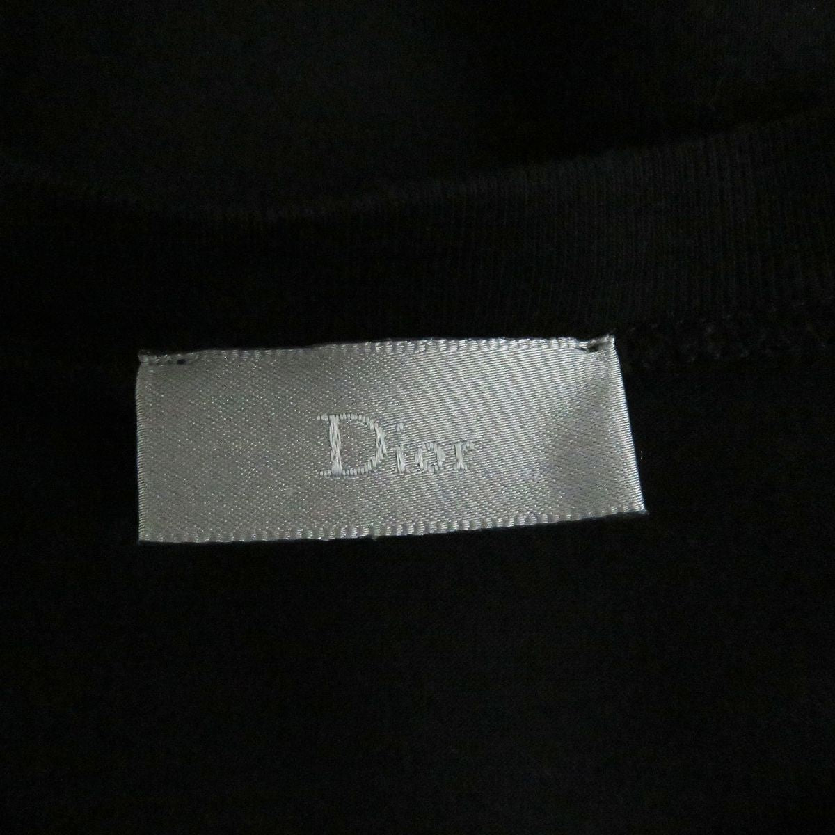 Dior Cotton Crew Neck T-Shirt Black S