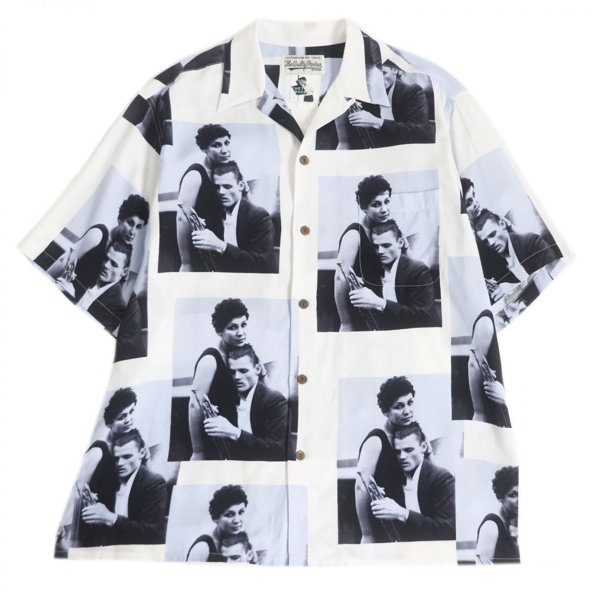 WACKO MARIA Chet Baker Aloha Shirt White