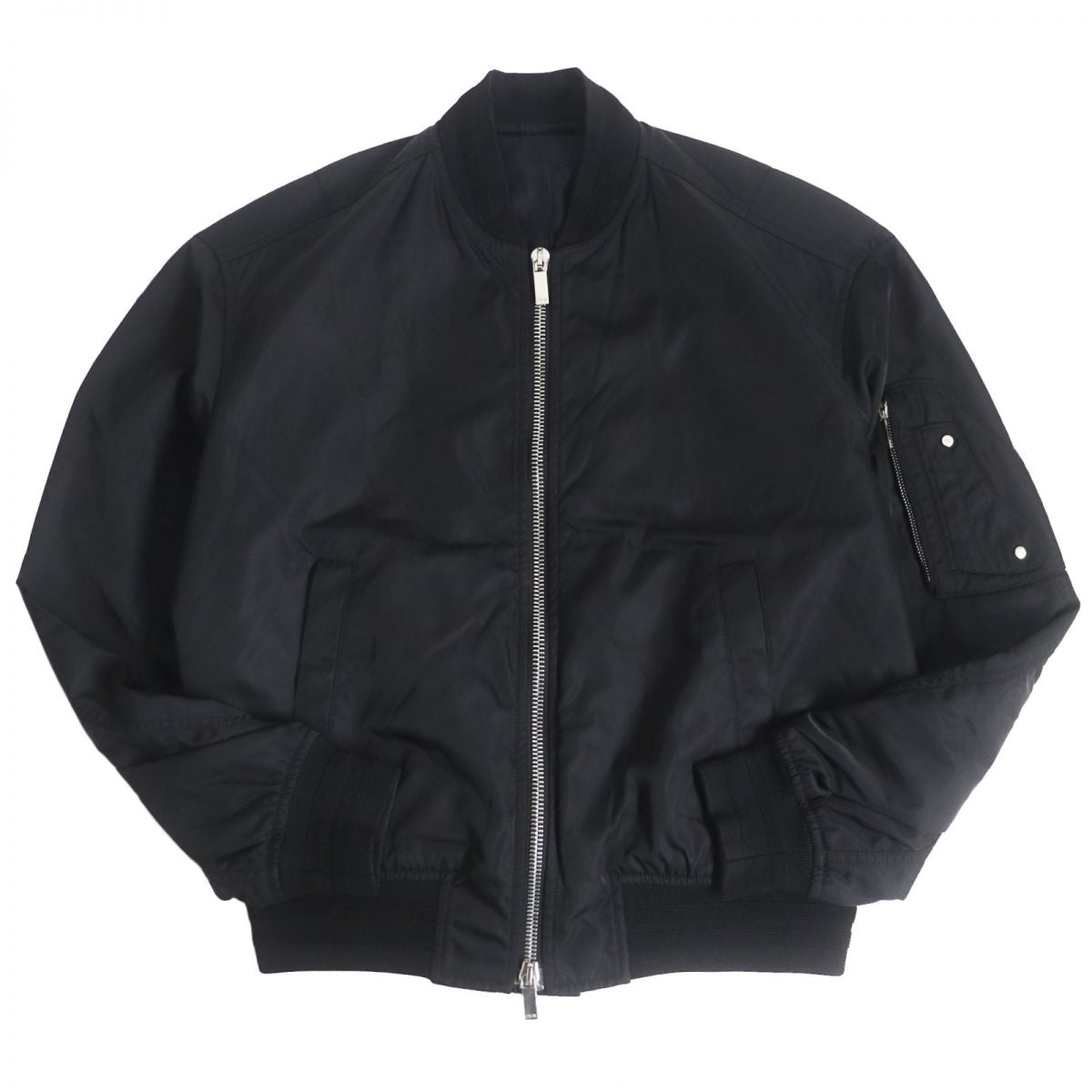 Dior Saddle Pocket Logo Bomber Jacket Black