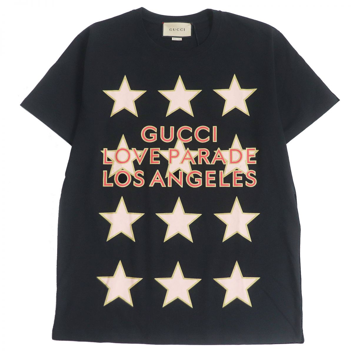 Gucci Star Logo Print Crew Neck T-shirt XS