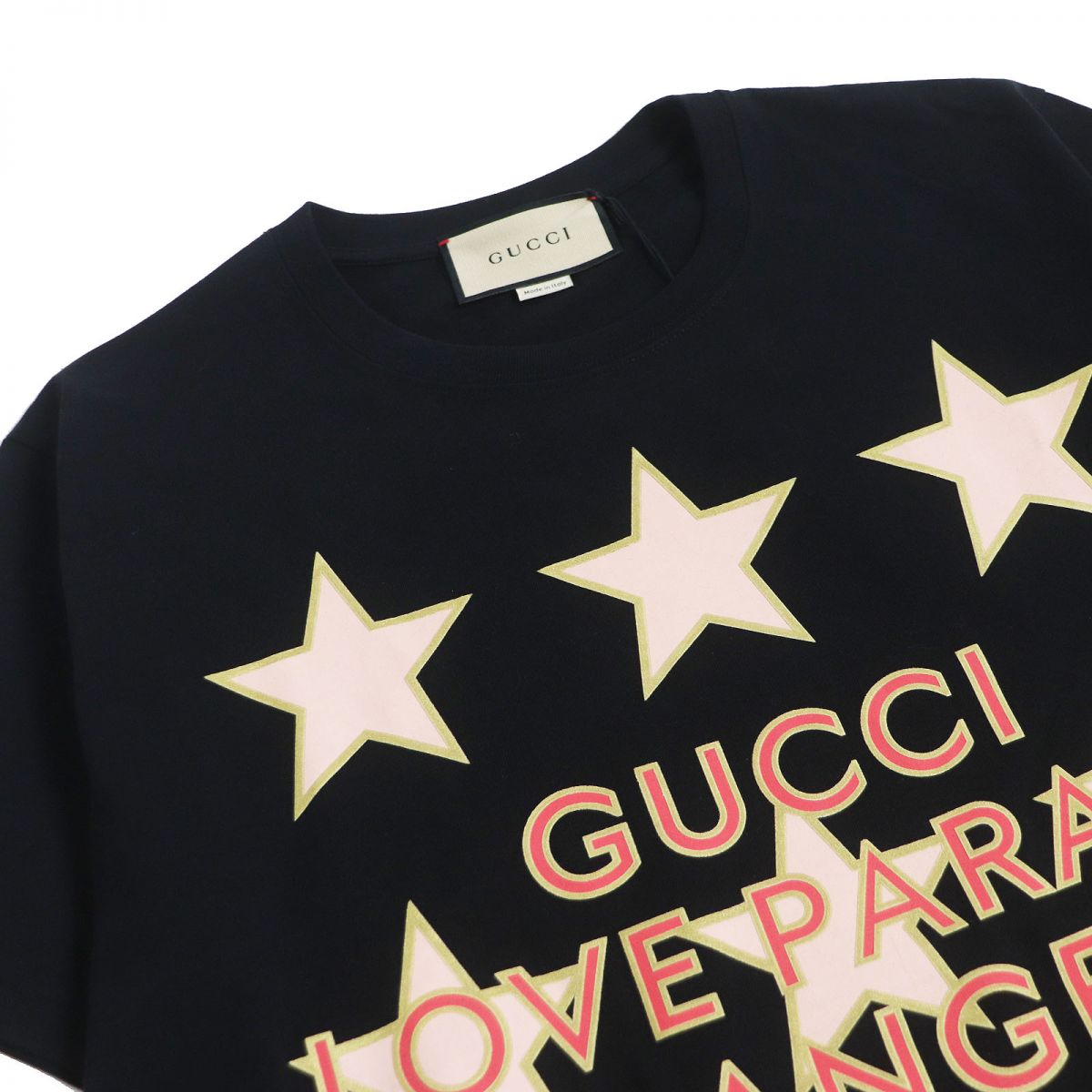 Gucci Star Logo Print Crew Neck T-shirt XS