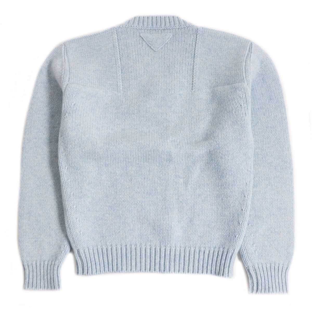 Prada Virgin Wool Knit Light Blue 44