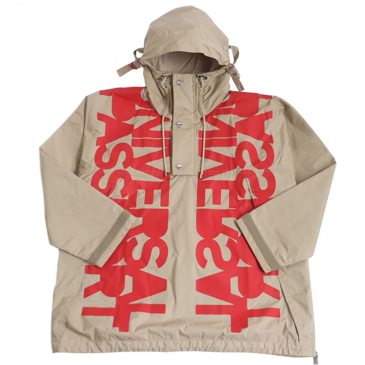 Burberry Hooded Anorak Parka Beige M