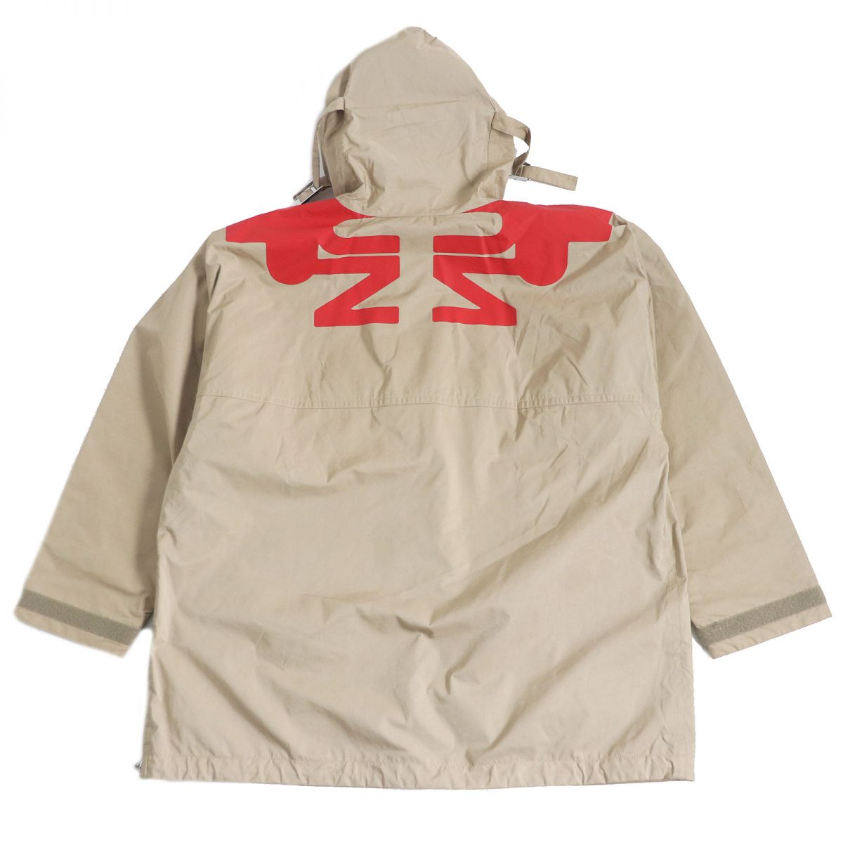 Burberry Hooded Anorak Parka Beige M