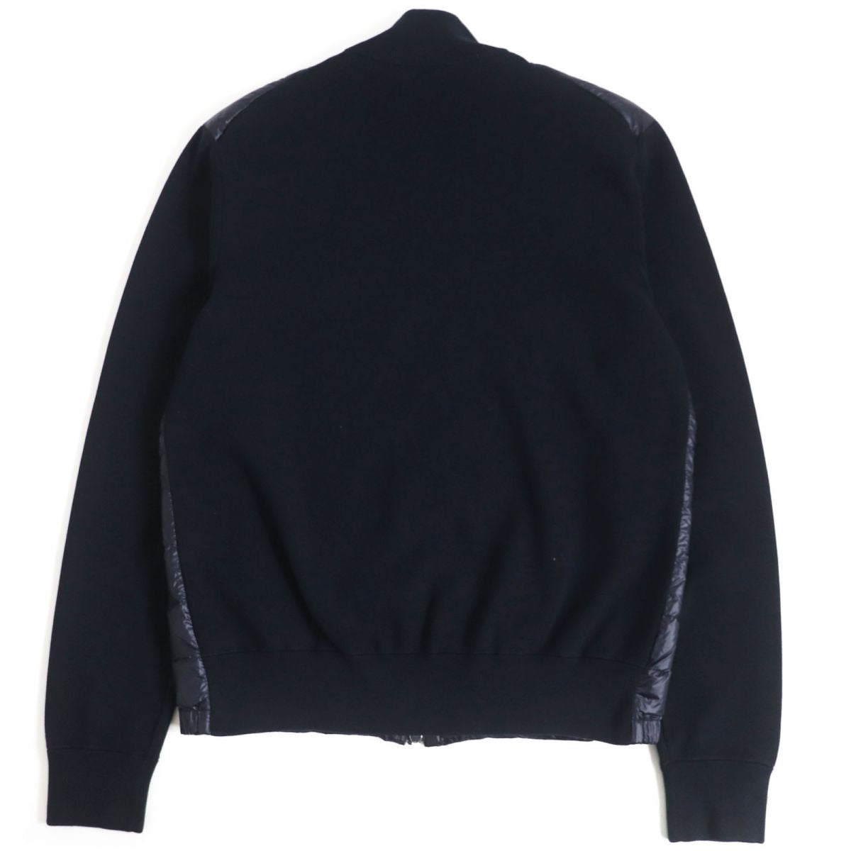 Moncler Cardigan Tricot Arm Logo Knit Down Jacket M