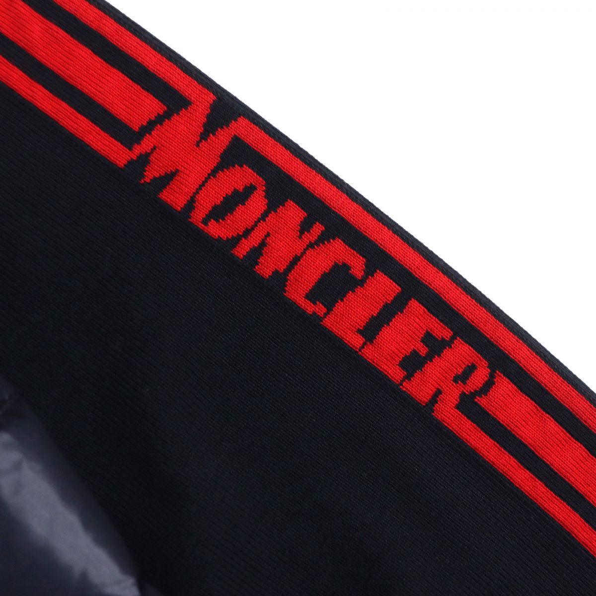 Moncler Cardigan Tricot Arm Logo Knit Down Jacket M