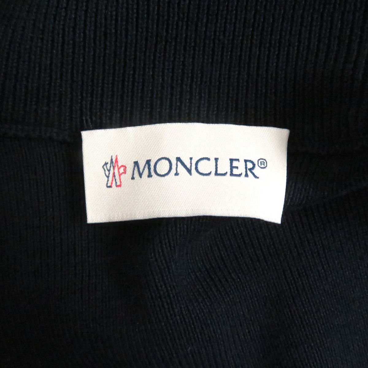 Moncler Cardigan Tricot Arm Logo Knit Down Jacket M