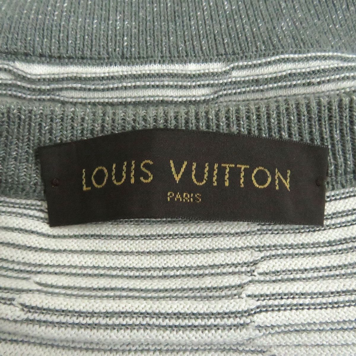 Louis Vuitton Epi Pattern Silk Blend Knit Sweater XS