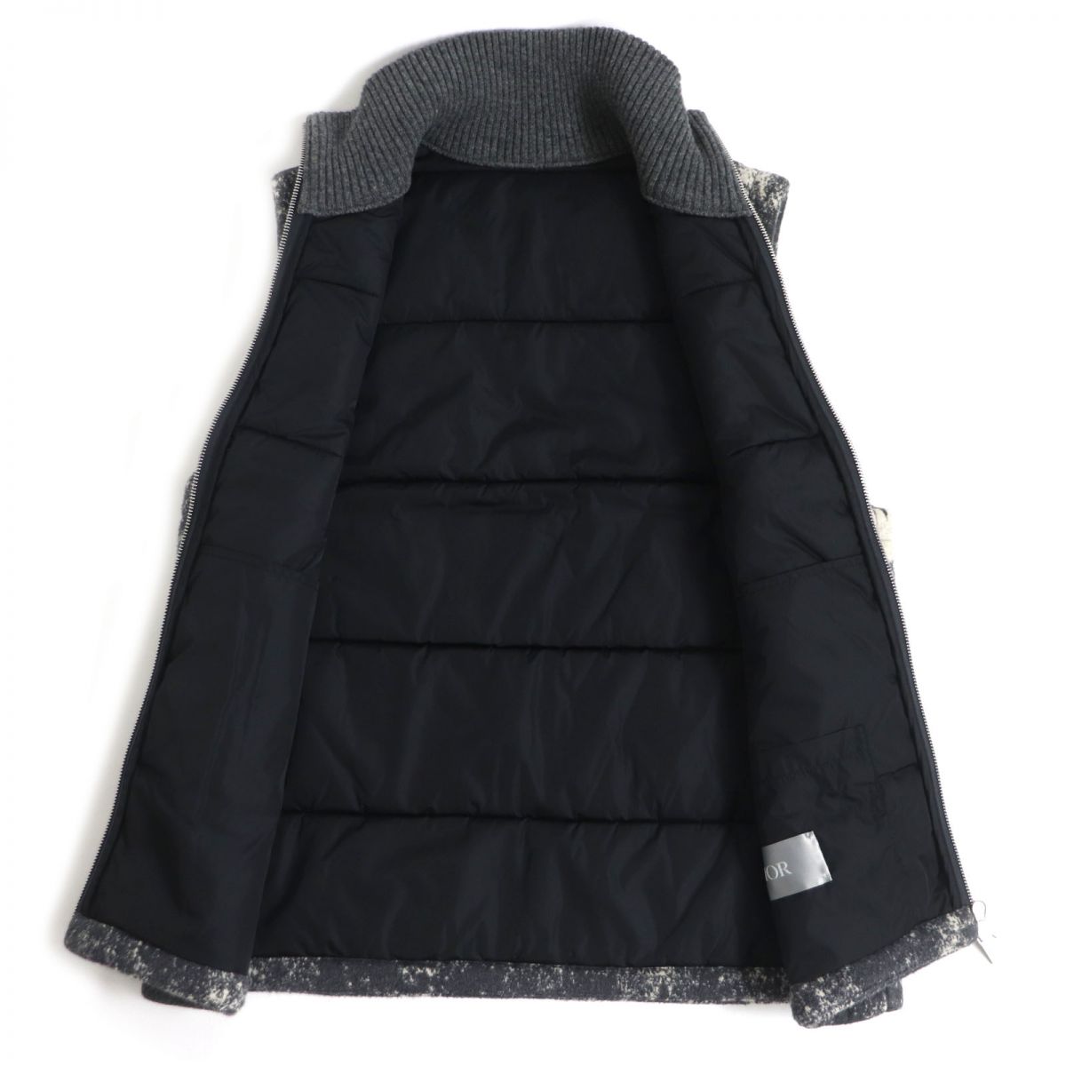 Dior XS ATELIER Logo Padded Vest Gray