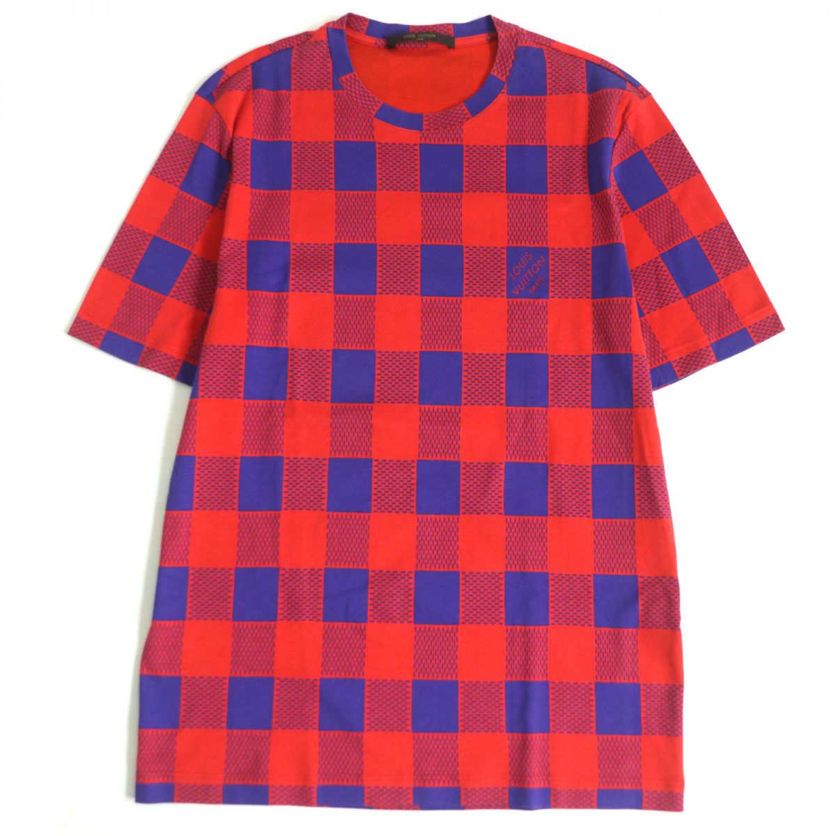 Louis Vuitton Cotton Masai Check T-shirt M