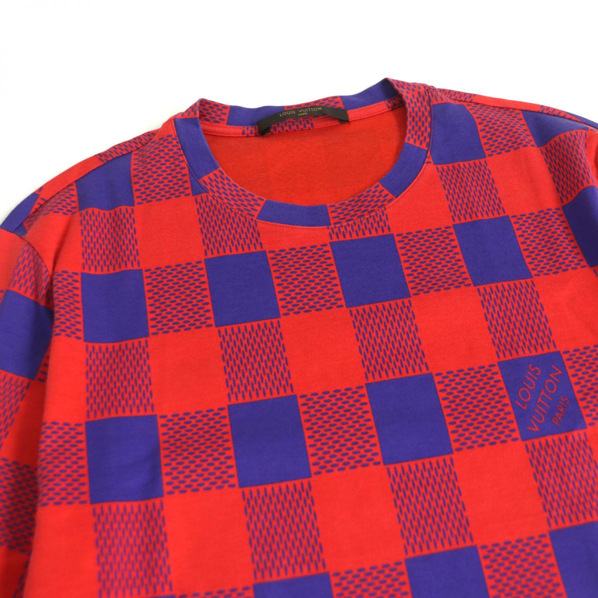 Louis Vuitton Cotton Masai Check T-shirt M