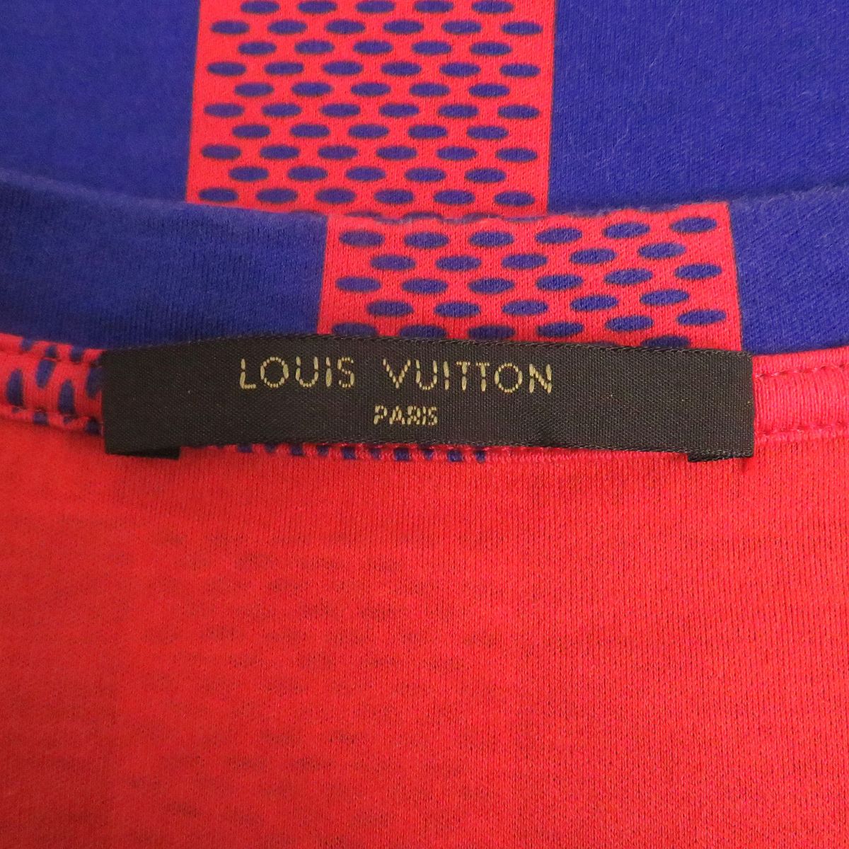 Louis Vuitton Cotton Masai Check T-shirt M