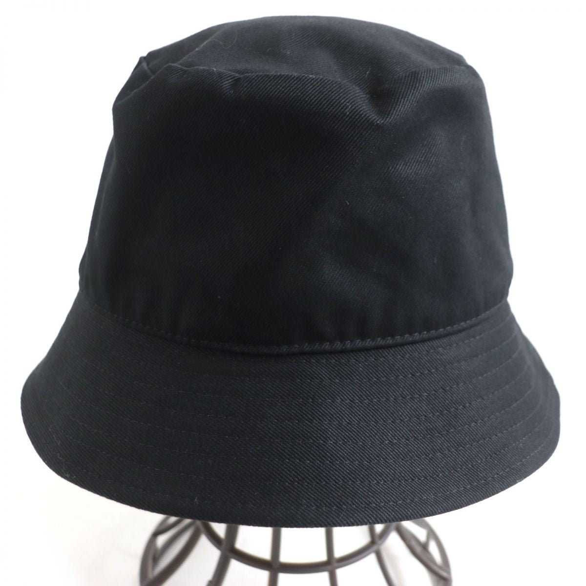 Celine Cotton Bucket Hat Black